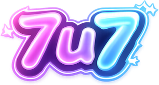 7u7 neon লোগো